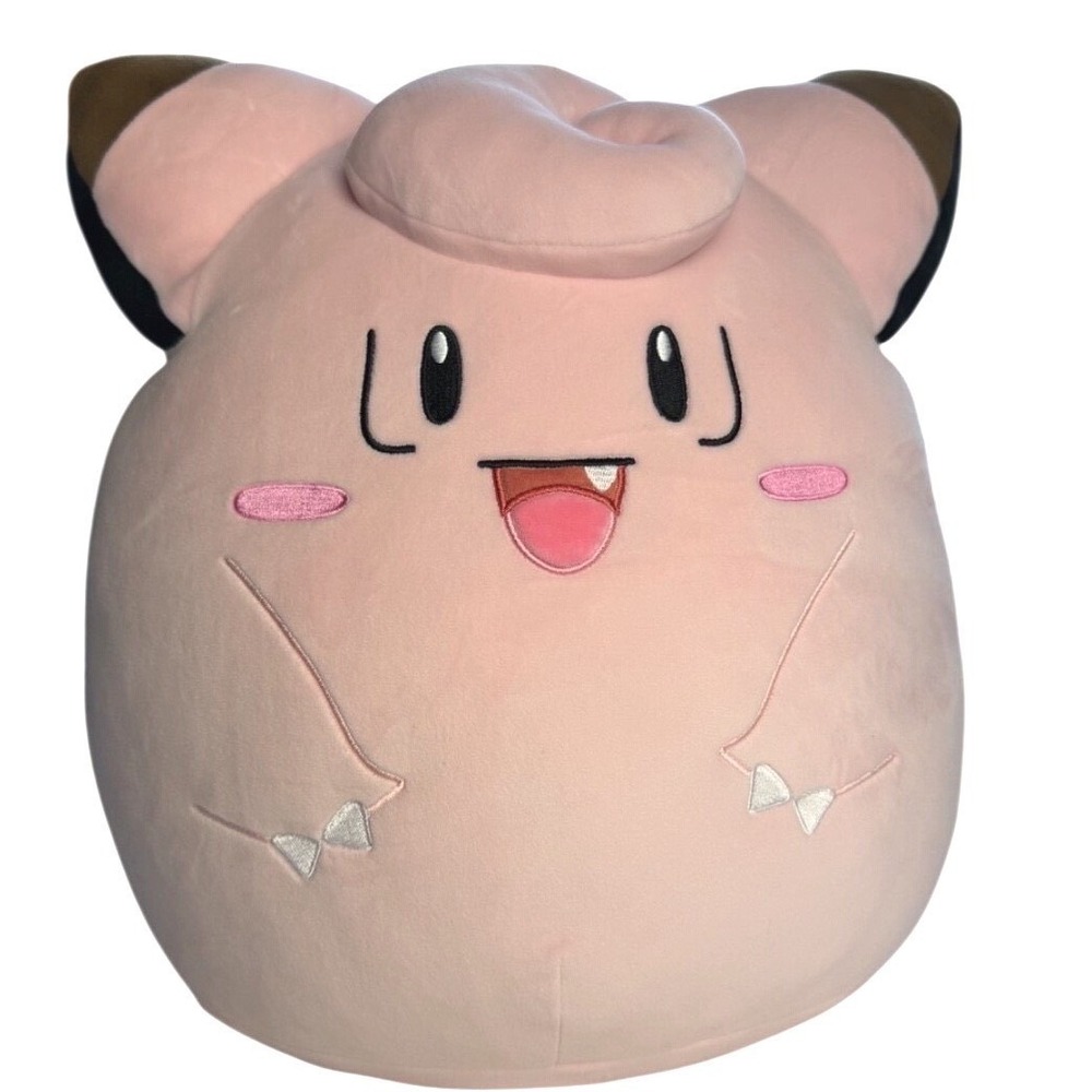 Clefairy Pokemon Plush Pillow Kawaii Ultra Soft Style 14 inch Stuffed Toy